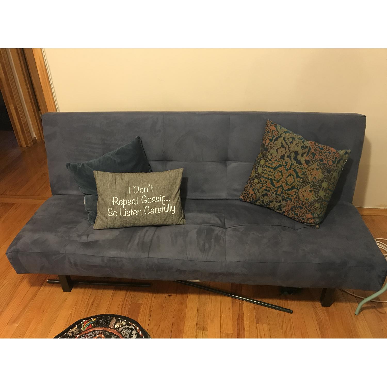 Bed Bath & Beyond Faux Suede Futon - image-1