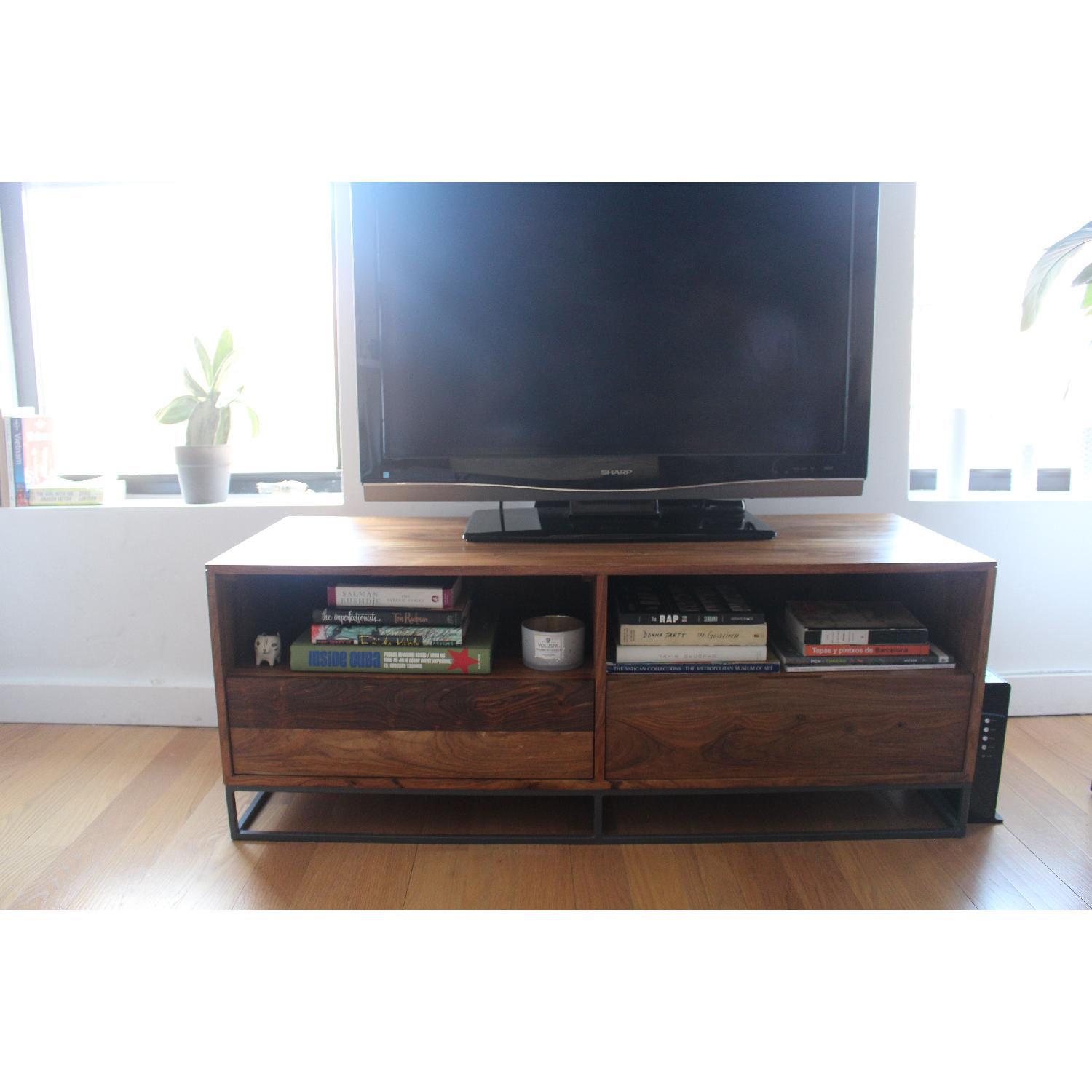 CB2 Prime Industrial Design Media Console AptDeco