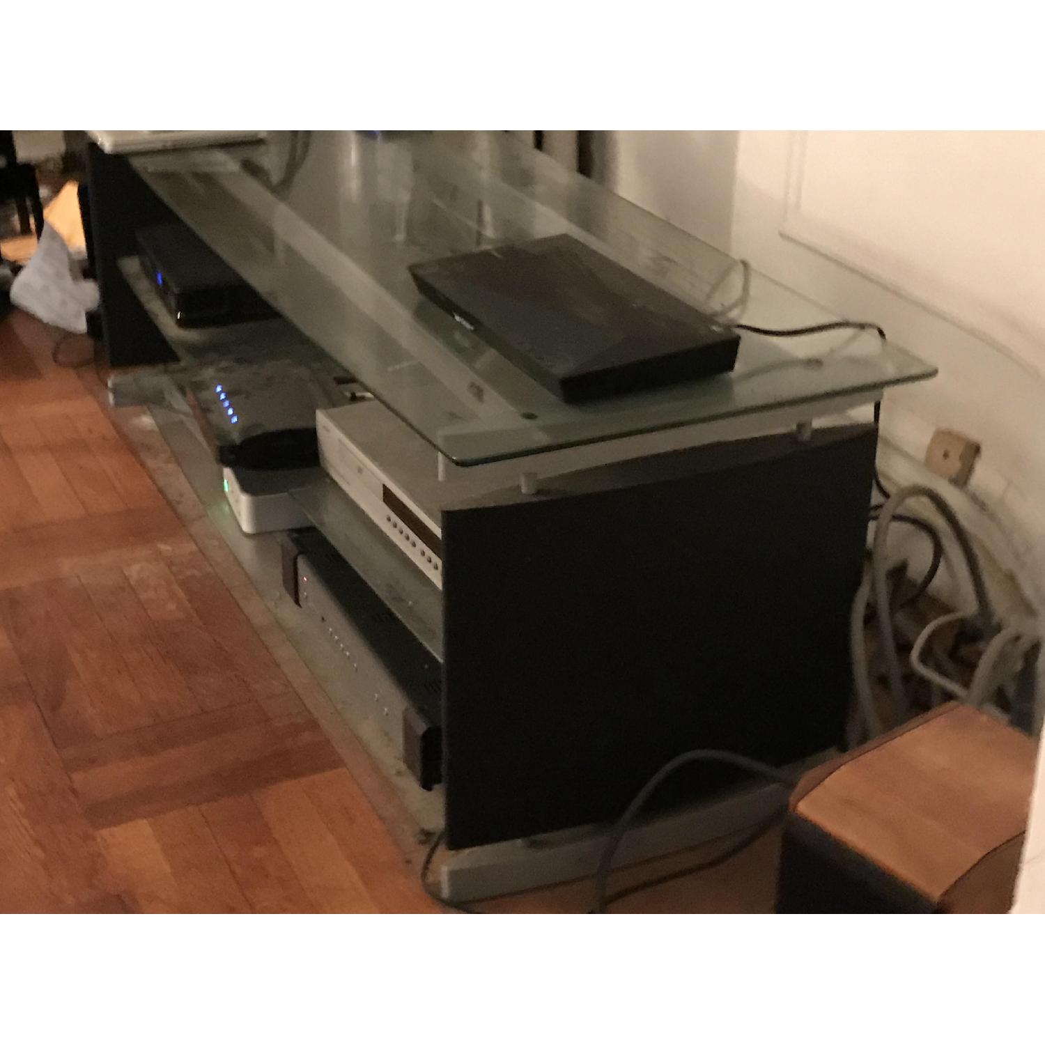 Bell'O 3 Glass Shelves Media Stand - image-2