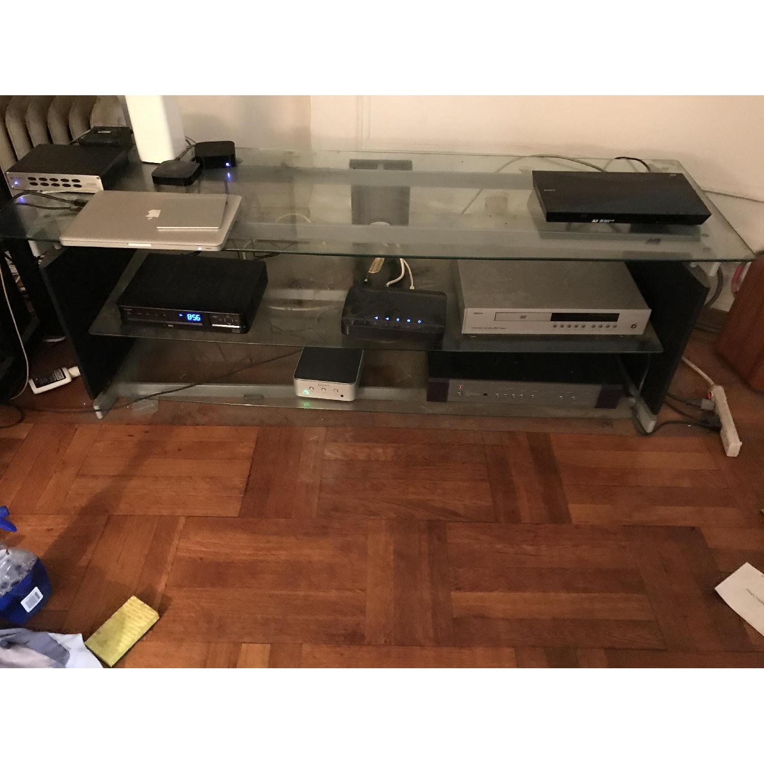 Bell'O 3 Glass Shelves Media Stand - image-4