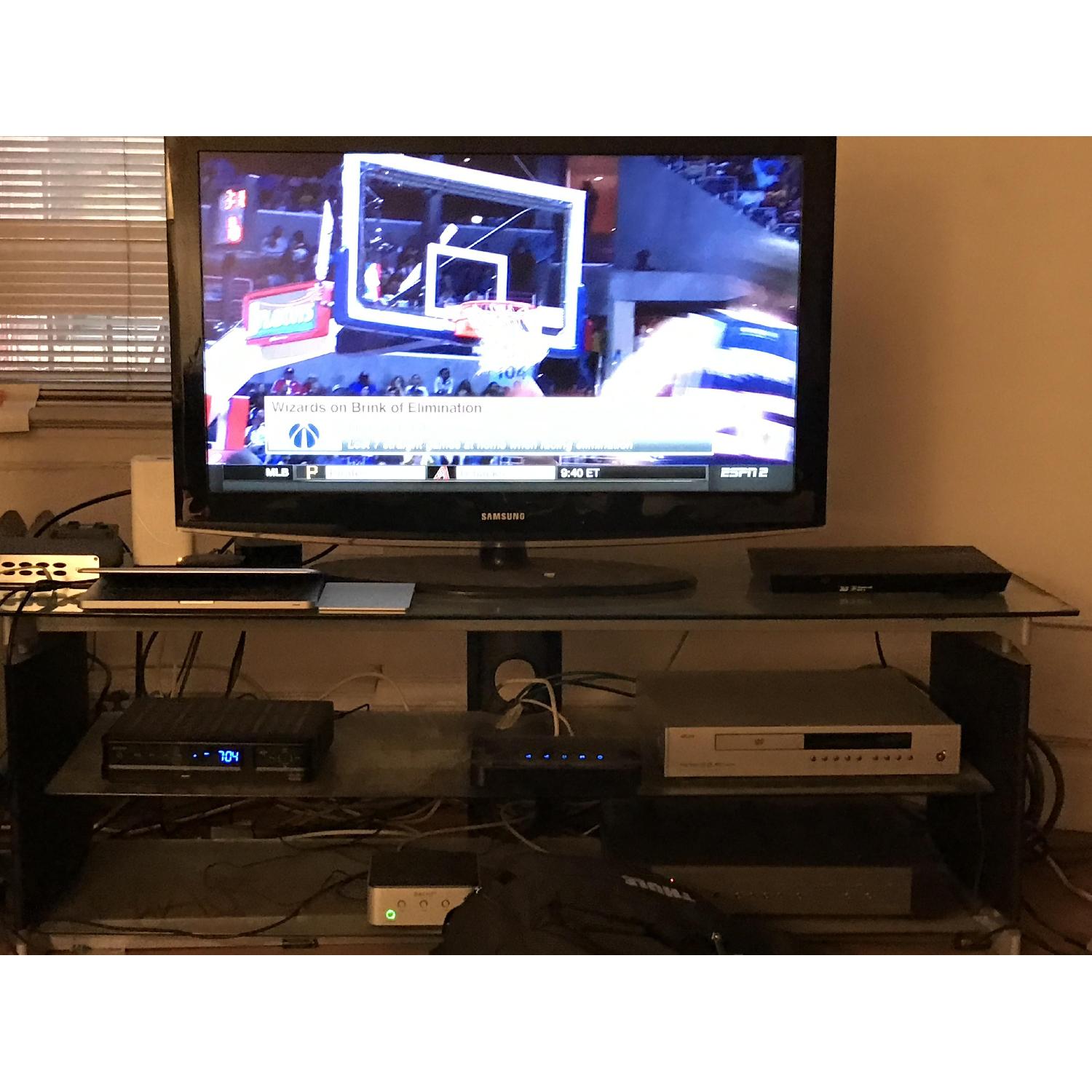 Bell'O 3 Glass Shelves Media Stand - image-5