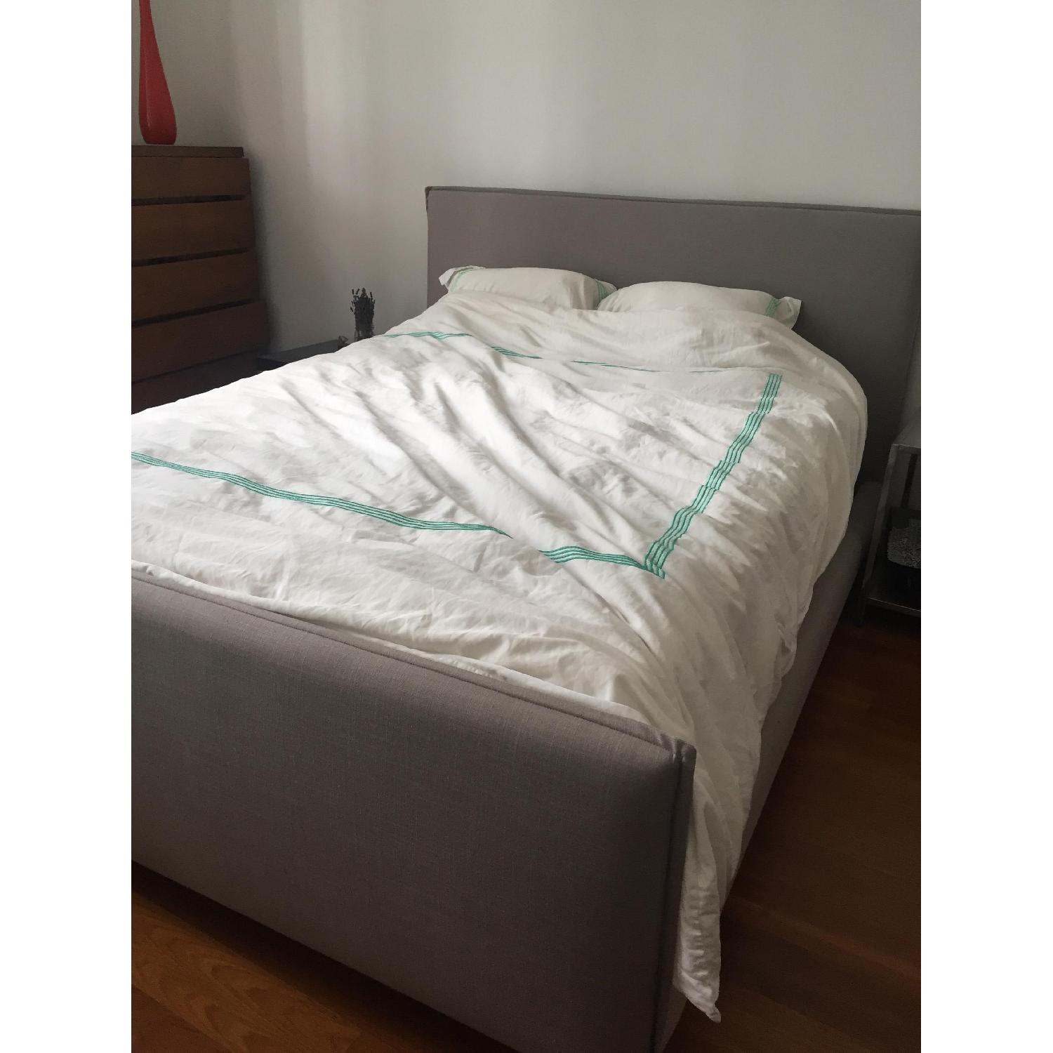 Crate & Barrel Merrick Queen Bed Frame AptDeco