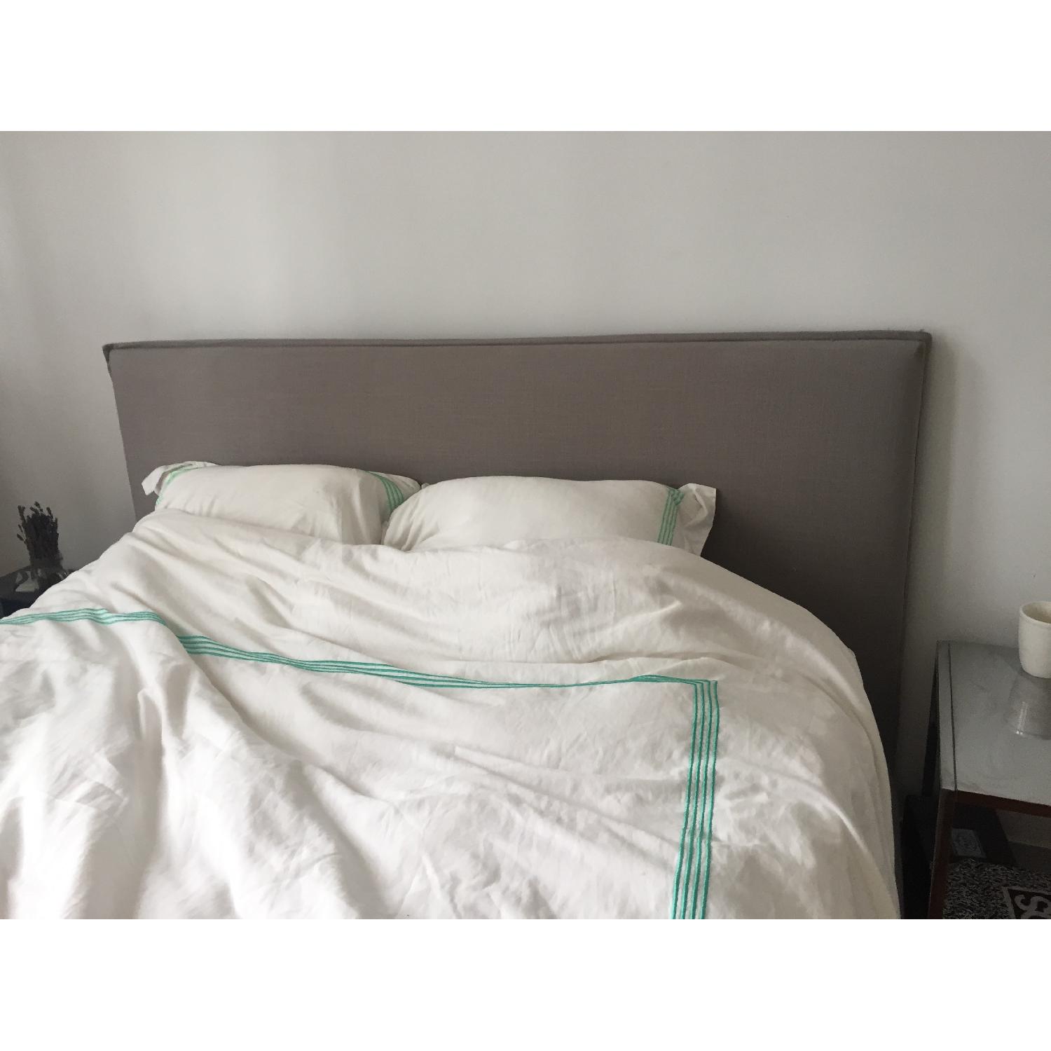 Crate & Barrel Merrick Queen Bed Frame AptDeco