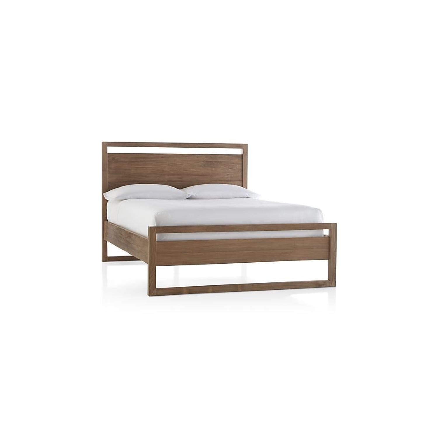Crate & Barrel Linea II Bed Frame - image-0