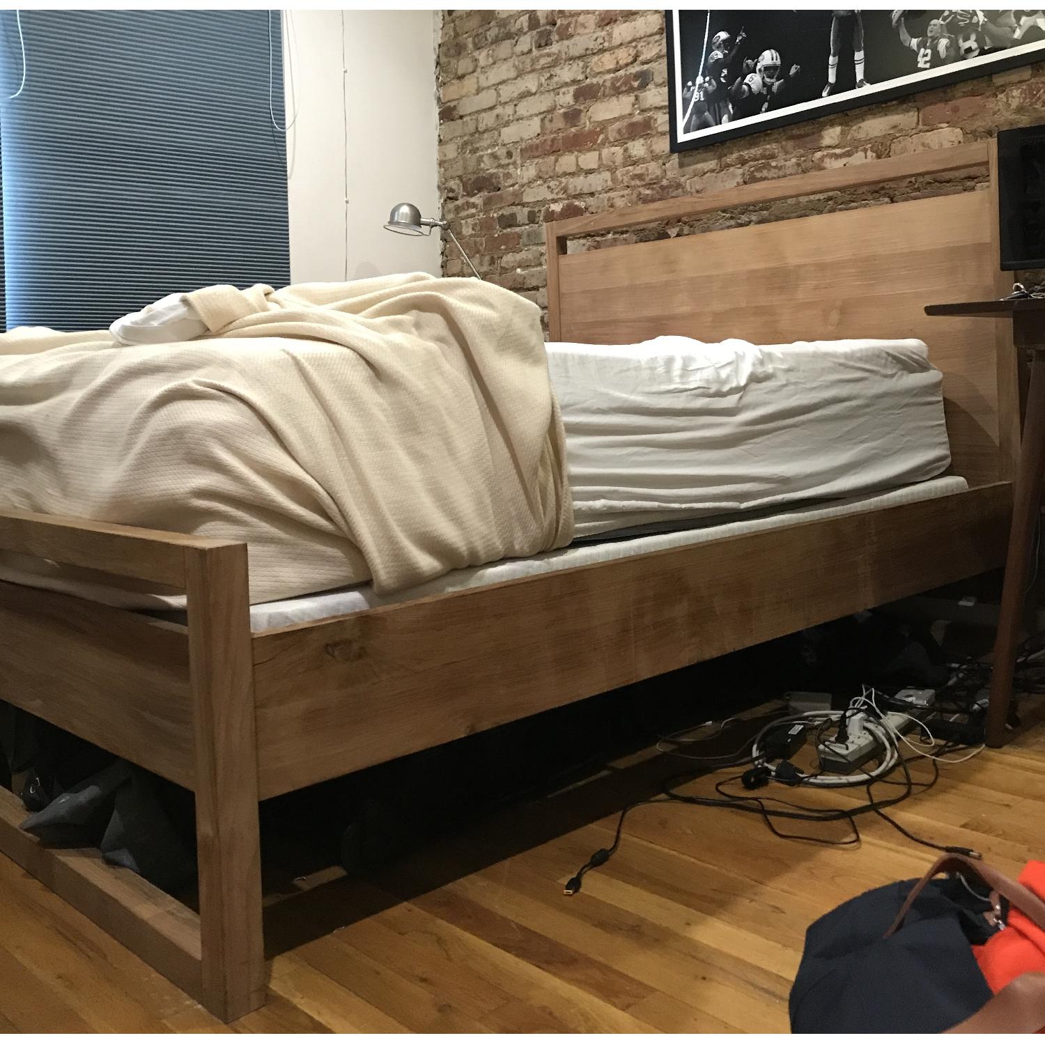 Crate & Barrel Linea II Bed Frame - image-3