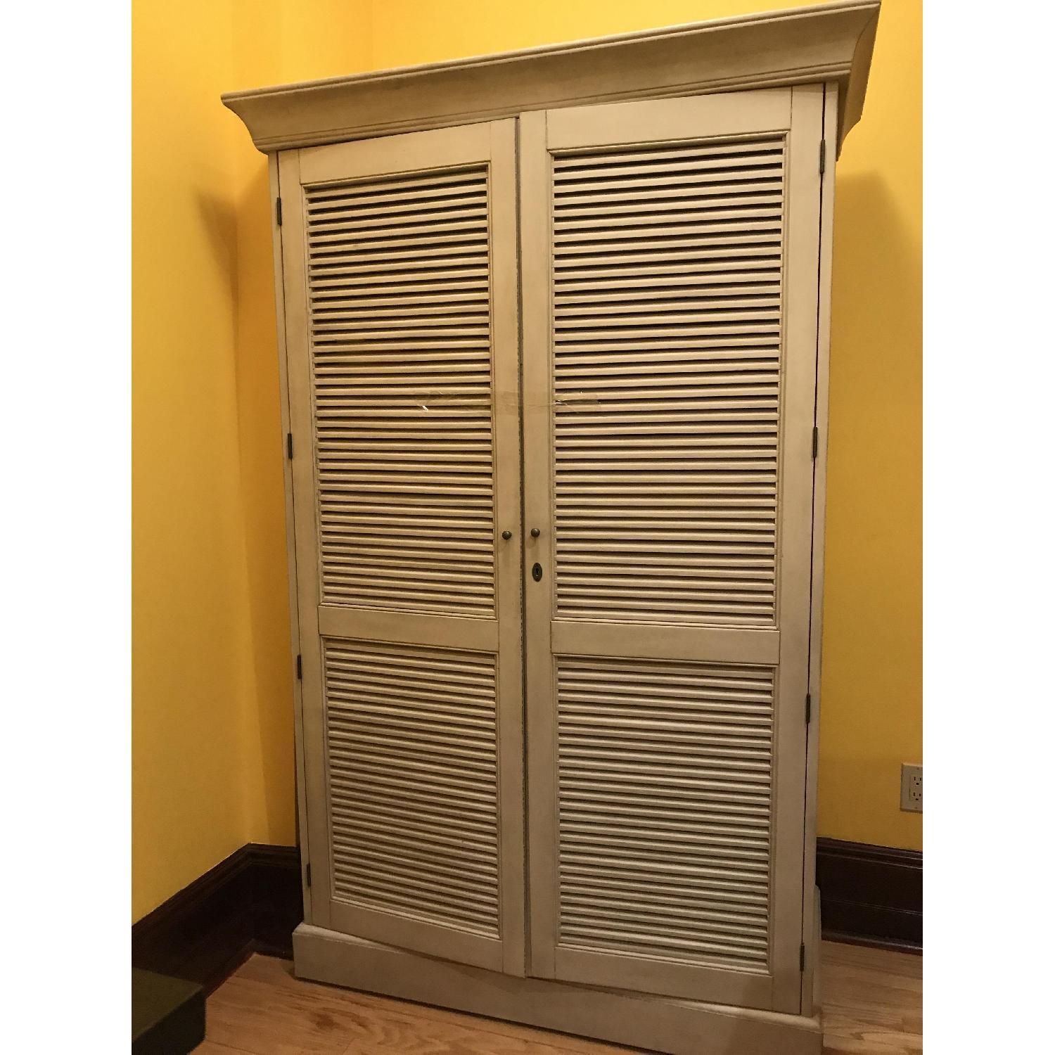 Restoration Hardware Shutter Single Armoire AptDeco