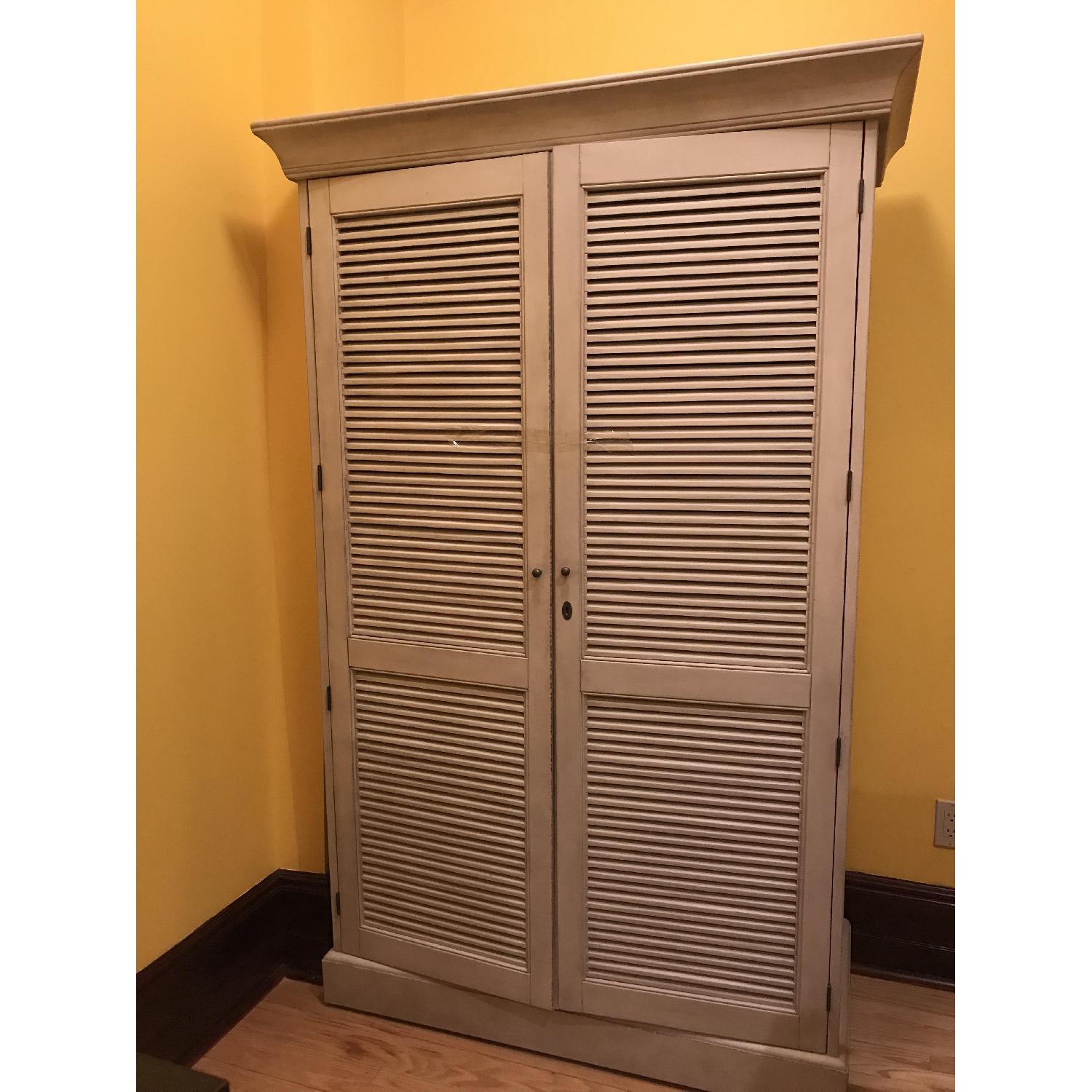 Restoration Hardware Shutter Single Armoire - image-4