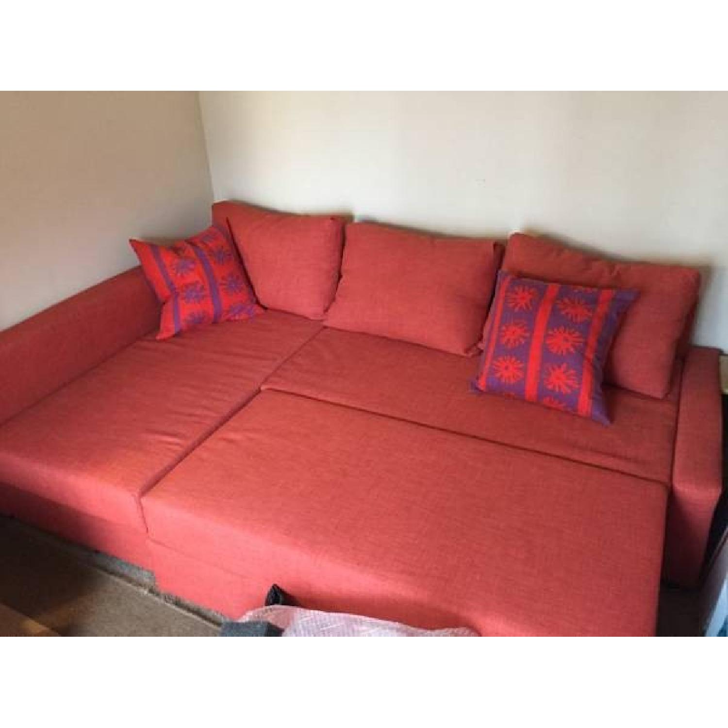 Ikea Friheten Corner Sofa-Bed w/ Storage - image-2