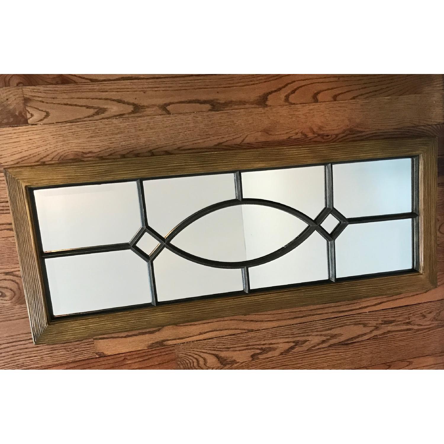 Ballard Designs Garden District Mirror w/ Wood Frame - image-1