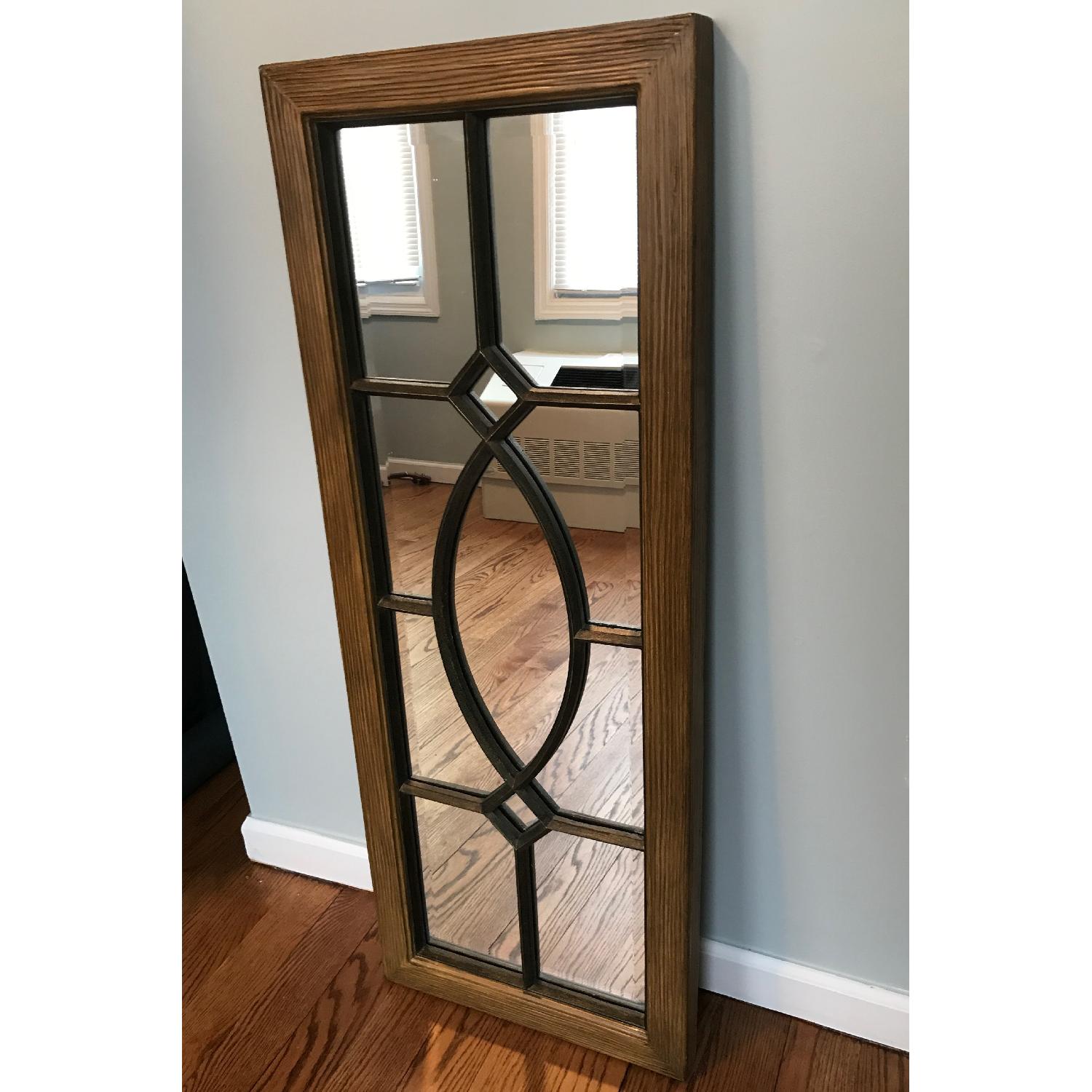 Ballard Designs Garden District Mirror w/ Wood Frame AptDeco