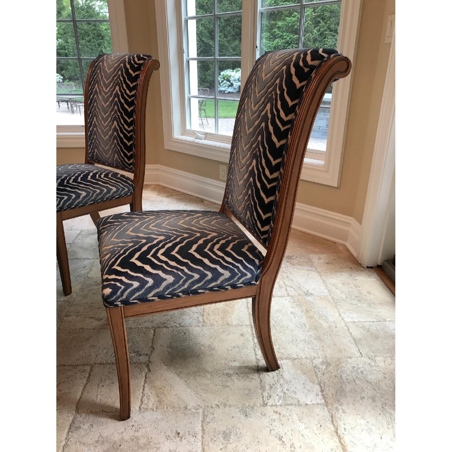 Custom Fabric Dining Chairs - AptDeco