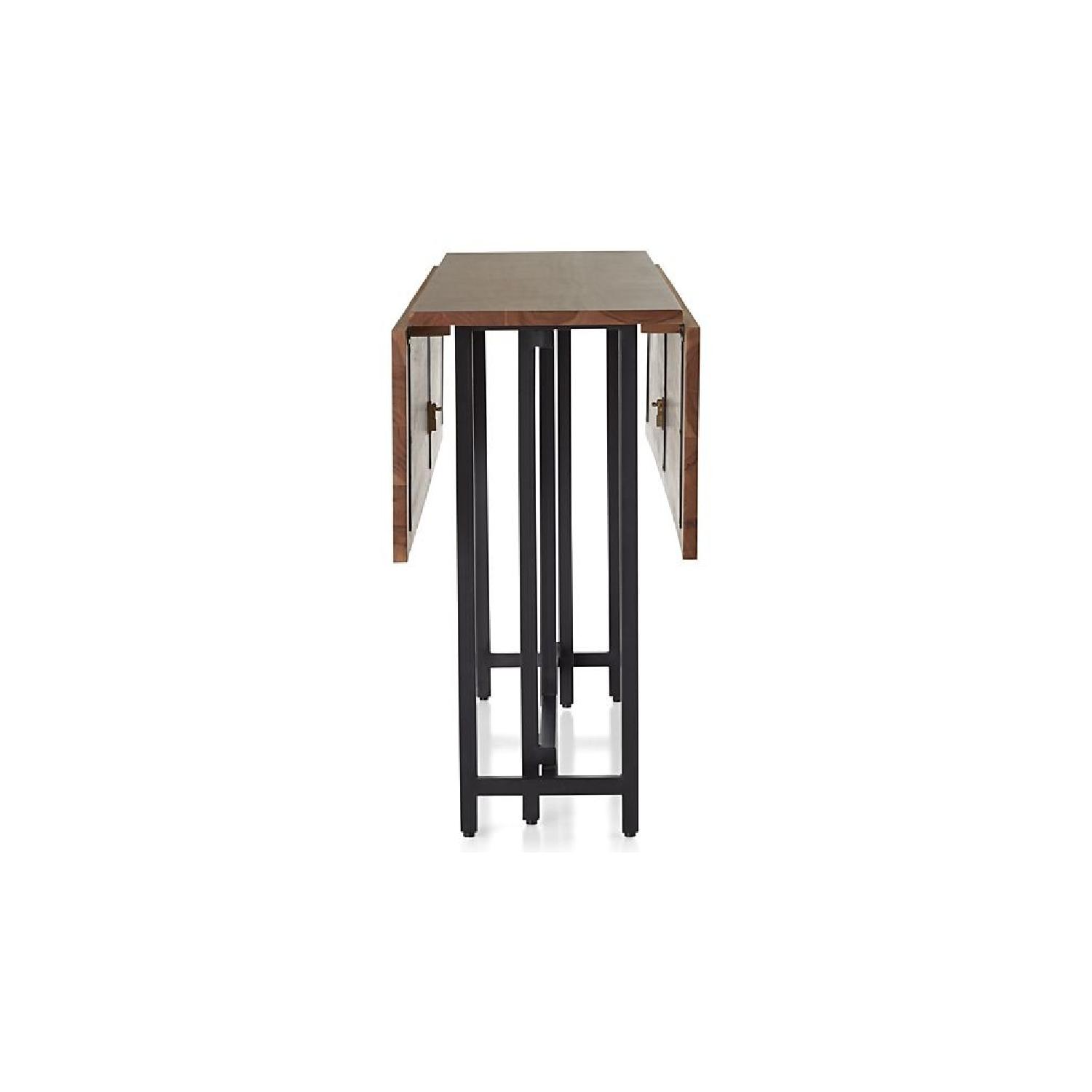 Crate & Barrel Origami Drop Leaf Dining Table - image-2