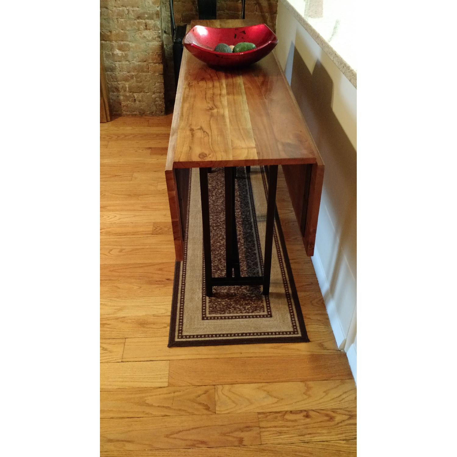 Crate & Barrel Origami Drop Leaf Dining Table - image-8