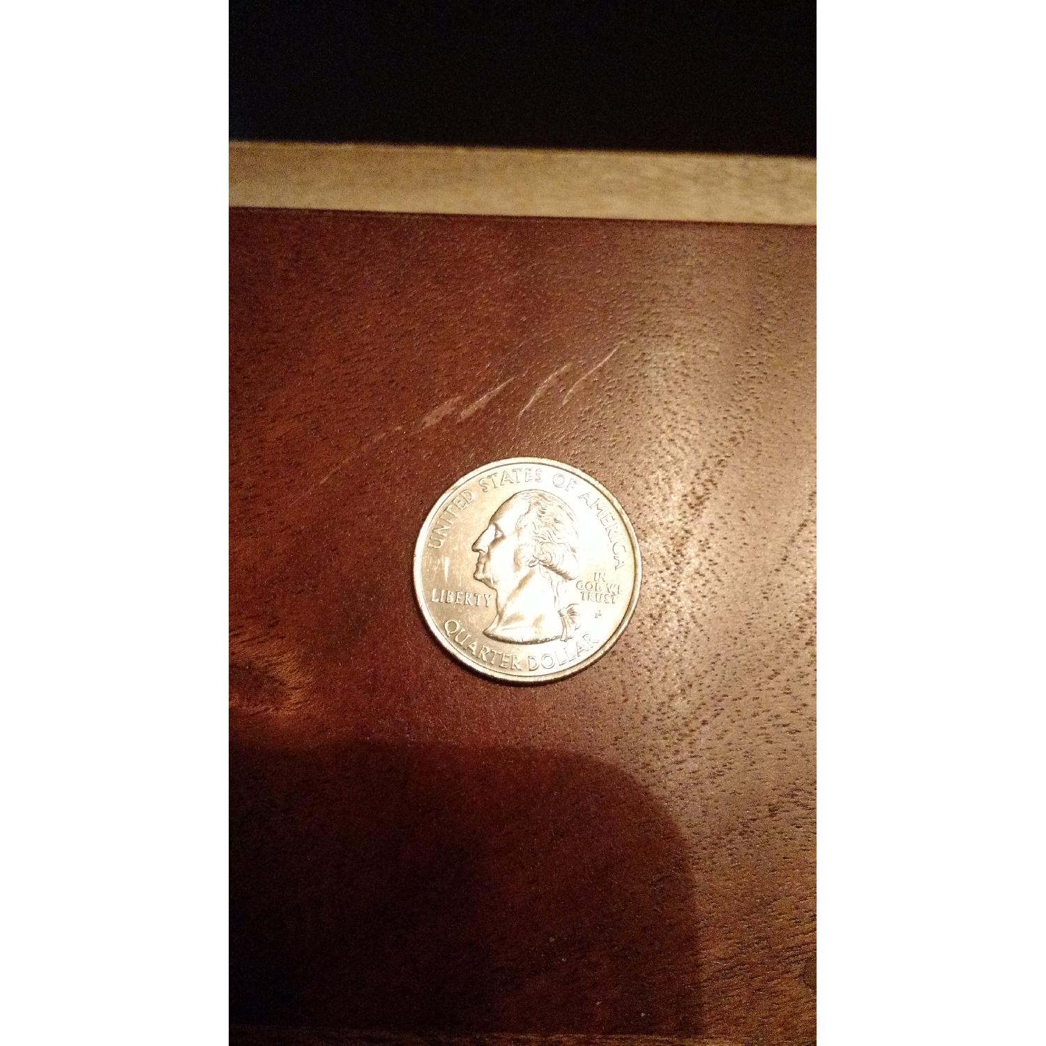 Crate & Barrel Origami Drop Leaf Dining Table - image-9