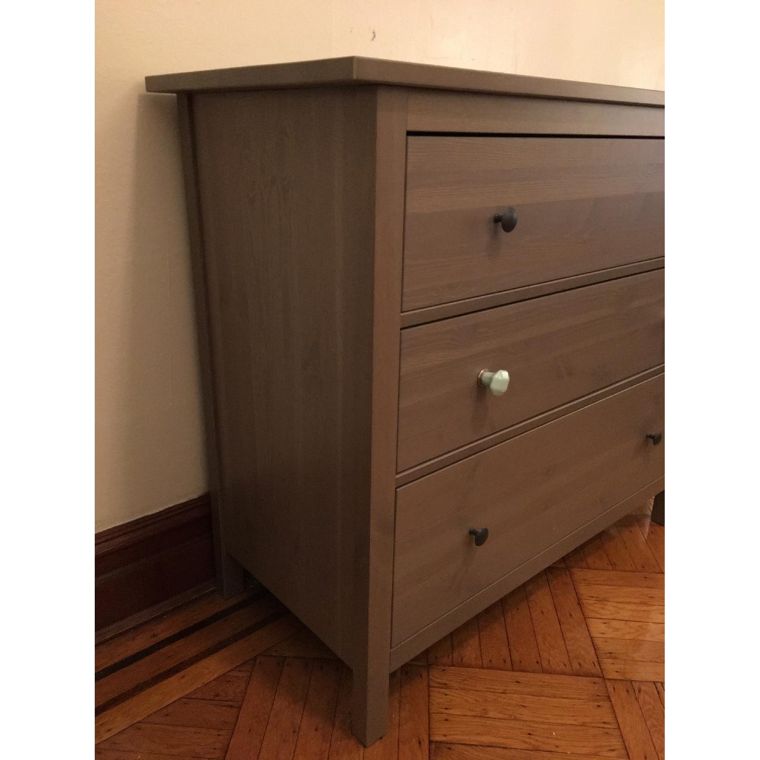 Ikea Hemnes Grey/Brown Chest - image-2
