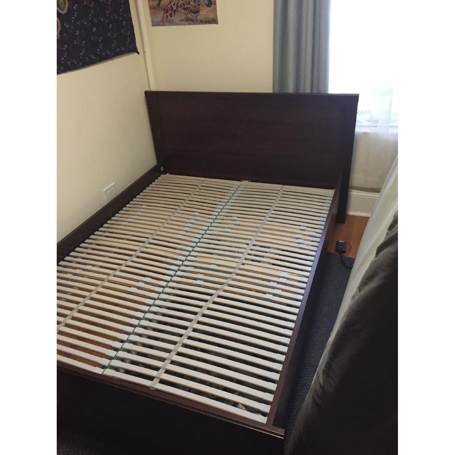 Ikea Brusali Full Size Bed Frame AptDeco