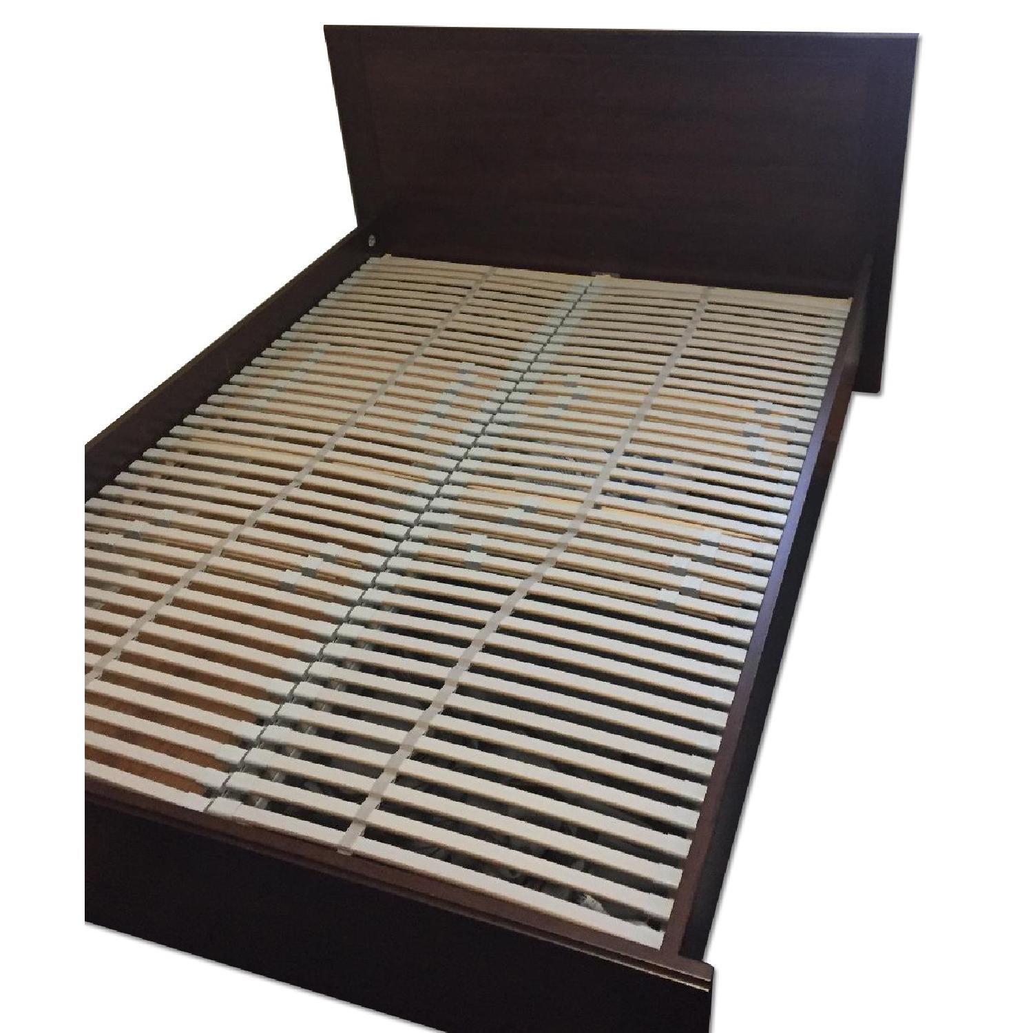 Ikea Brusali Full Size Bed Frame AptDeco