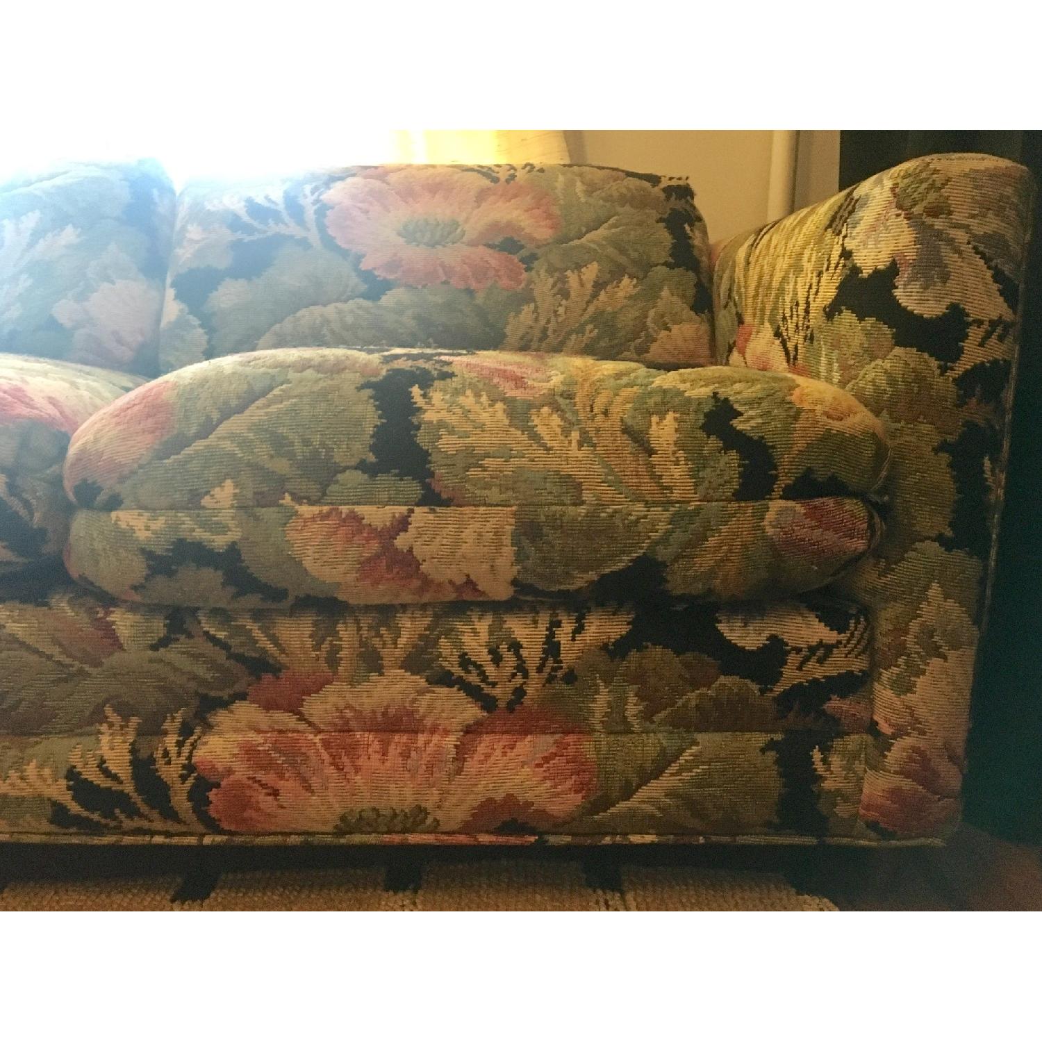 Hollywood Regency Floral Sofa - image-4