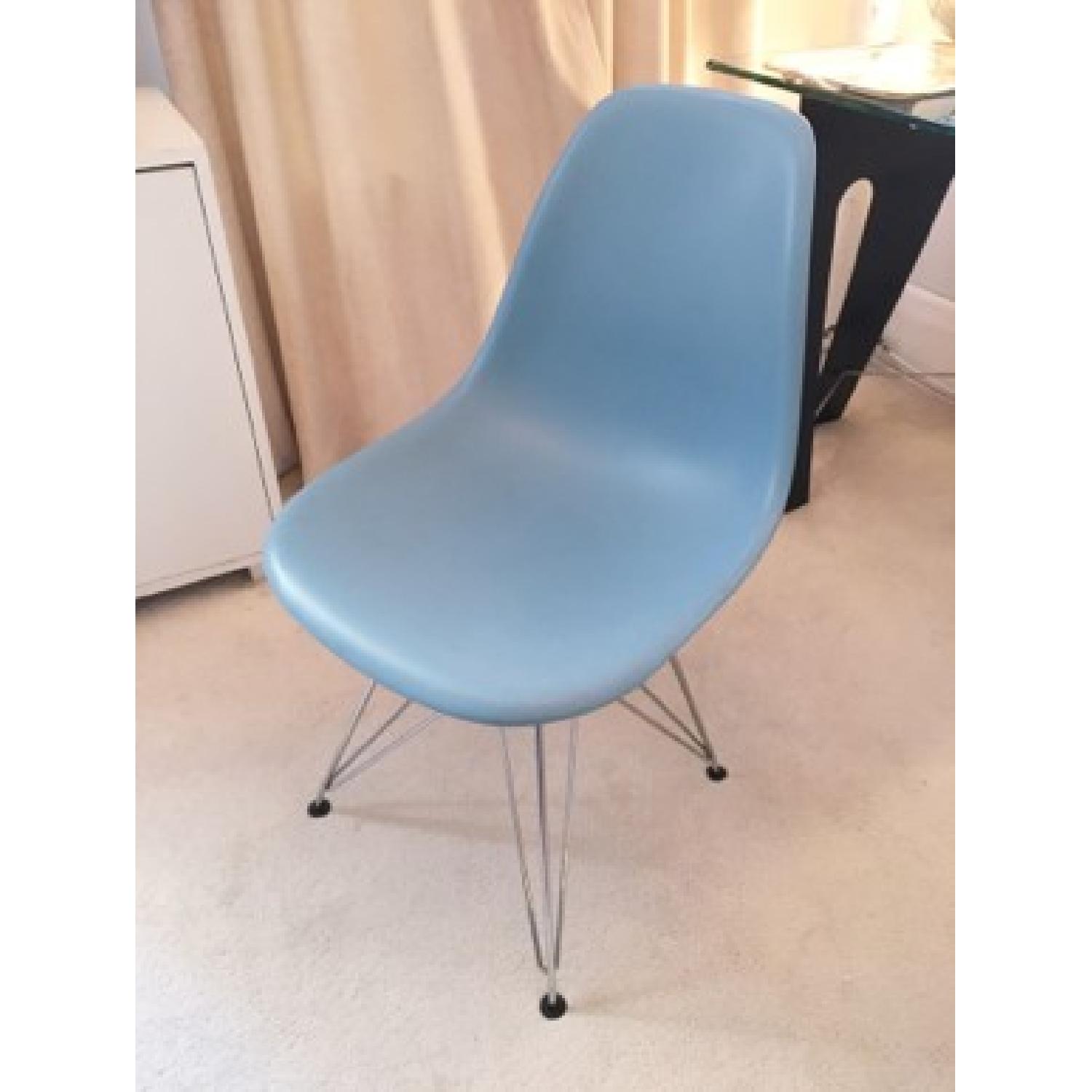 Eames Molded Plastic Wire Base Side Chair - image-1