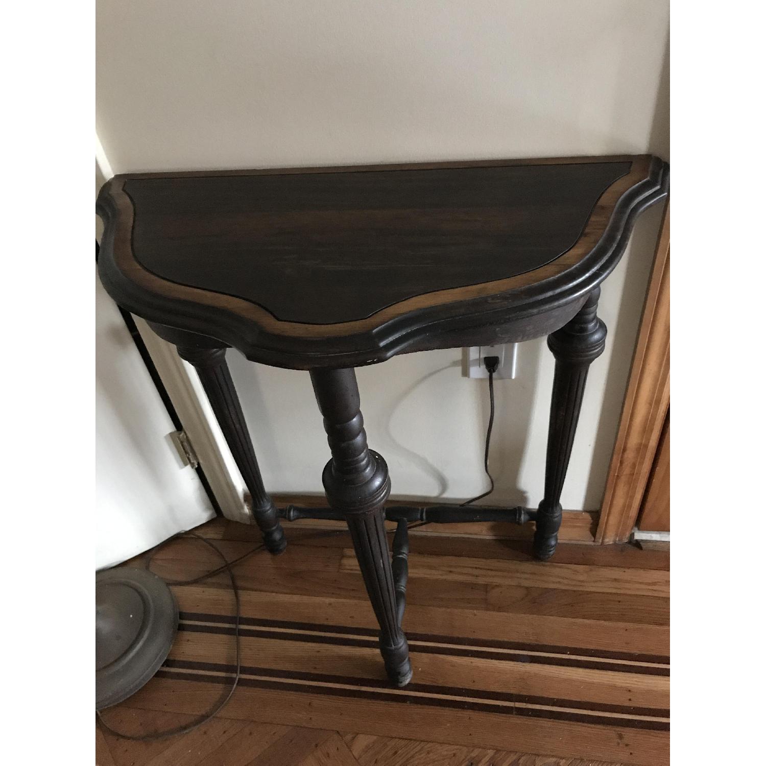 Vintage Half Moon Table - image-3