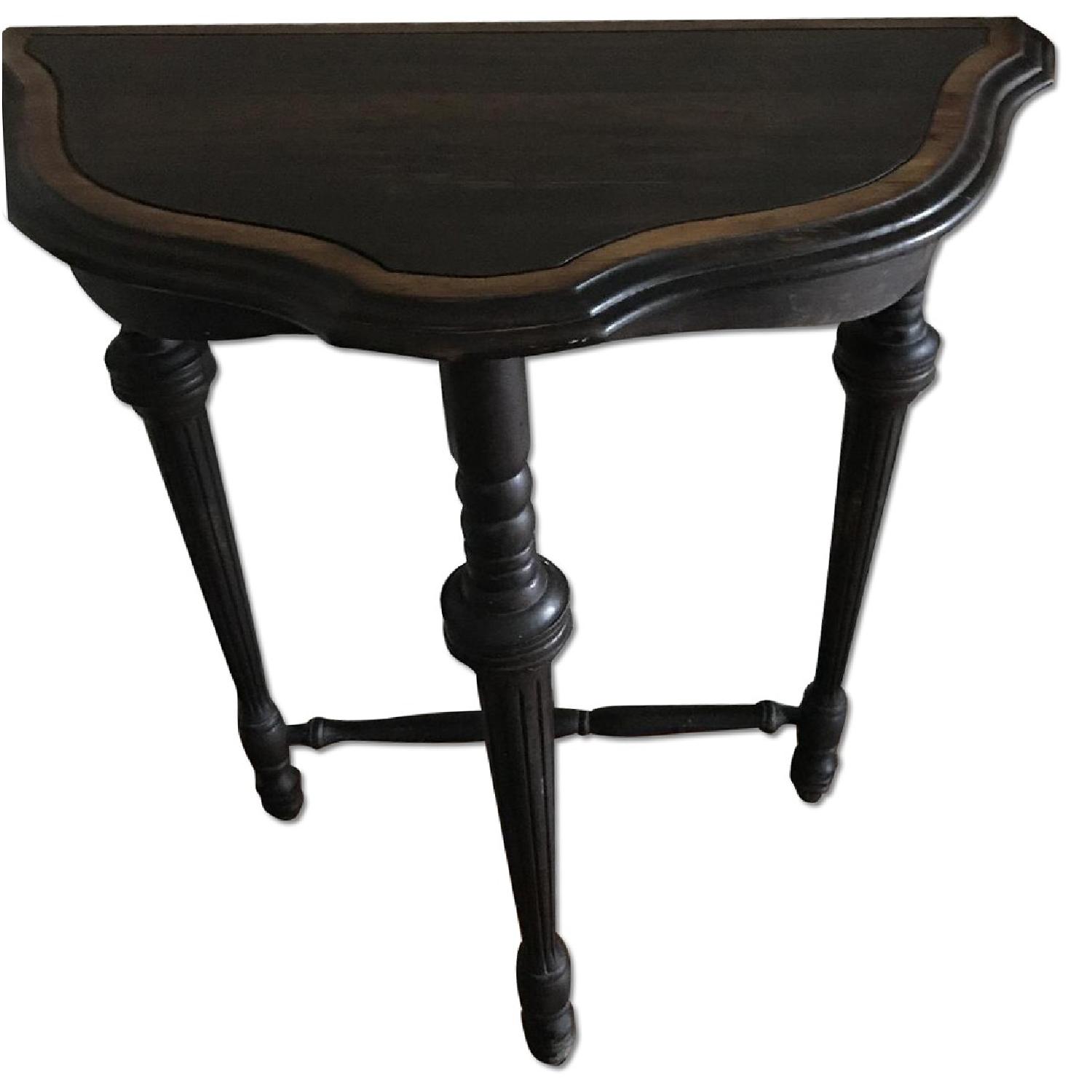 Vintage Half Moon Table AptDeco