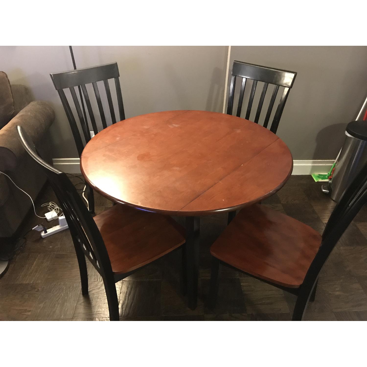 Bob's Round Dining Table w/ 4 Chairs - image-2