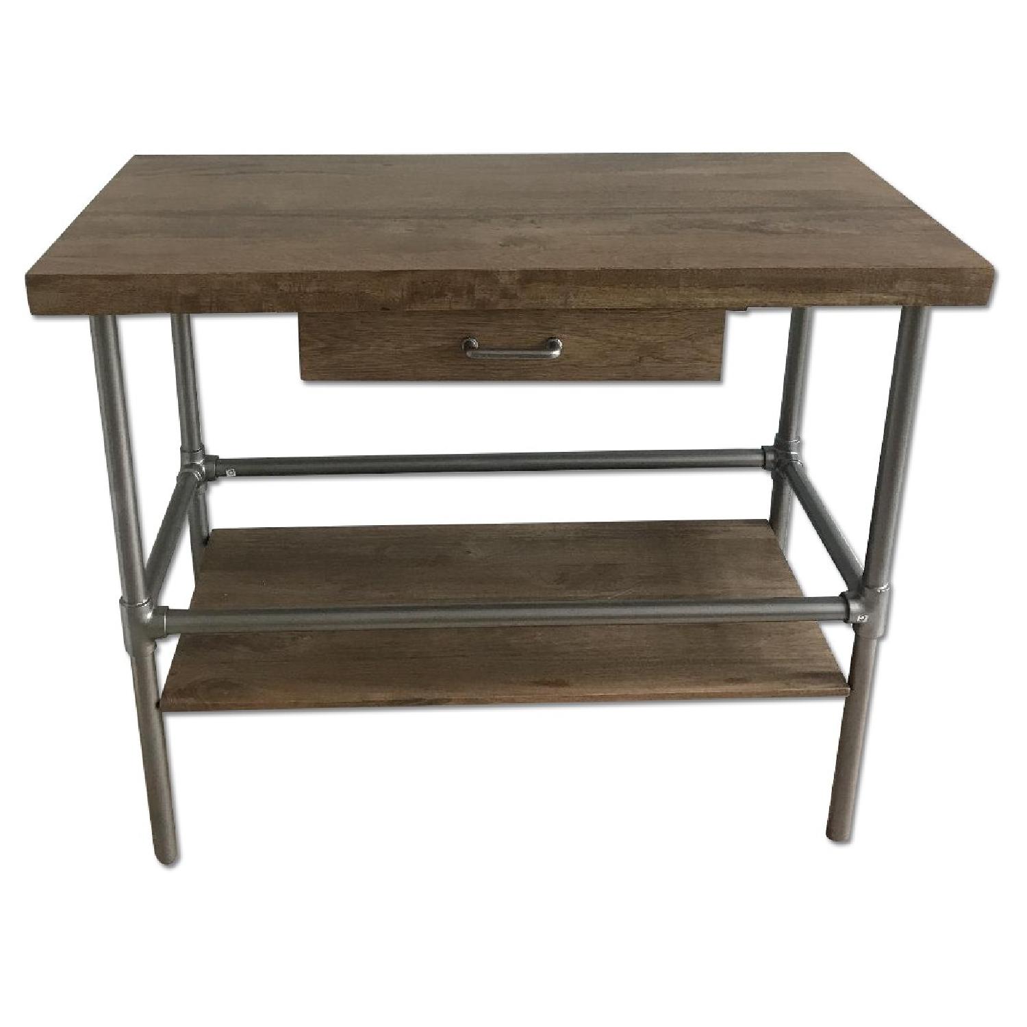 West Elm Industrial Kitchen Island - image-0
