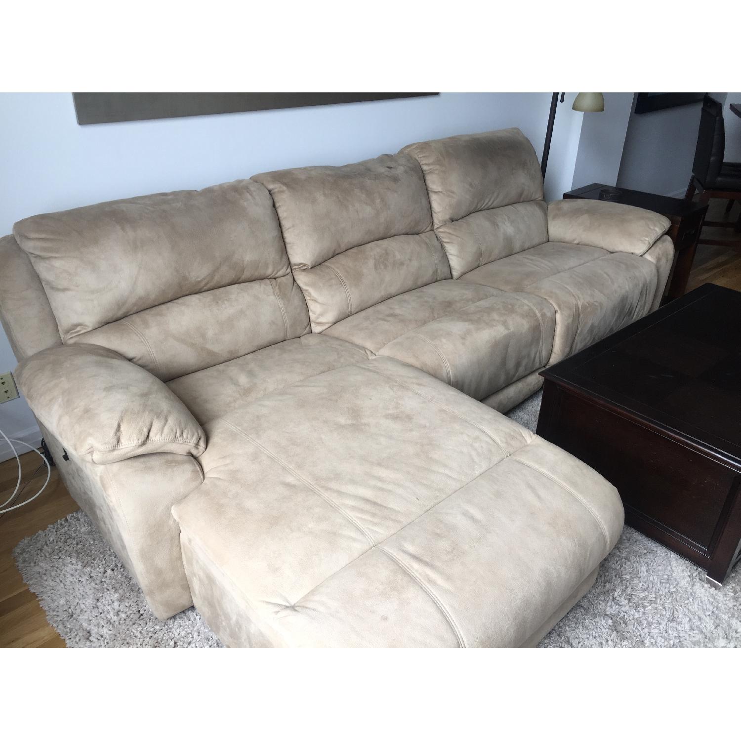Kathy Ireland Sectional Sofa w/ Reclining Seats - image-1
