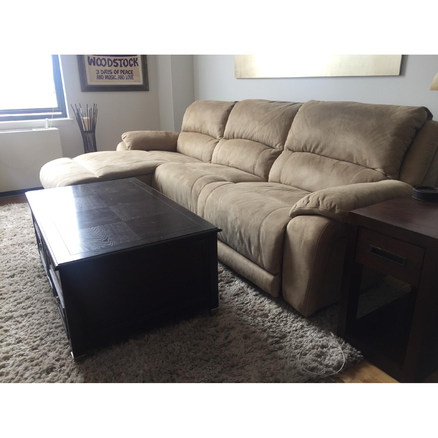 Kathy Ireland Sectional Sofa w/ Reclining Seats - image-2