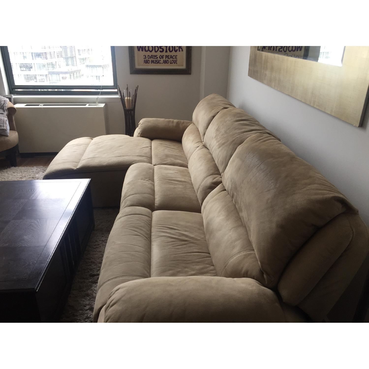 Kathy Ireland Sectional Sofa w/ Reclining Seats - image-3