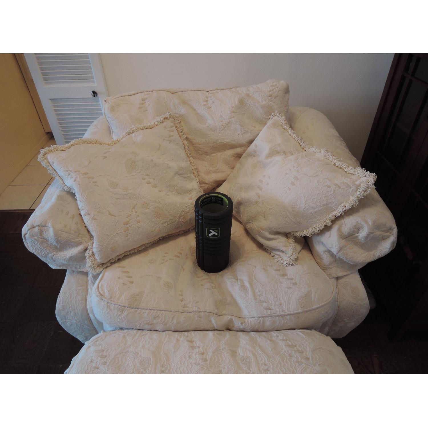 Carol Hicks Bolton for E.J.Victor Chair & Ottoman - image-7