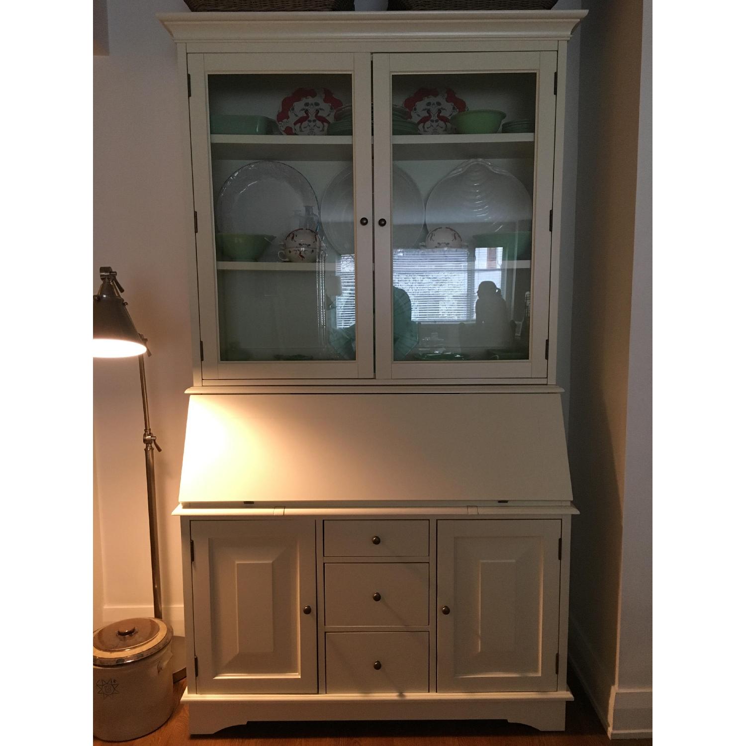 Pottery Barn Graham Secretary Desk w/ Hutch - image-2