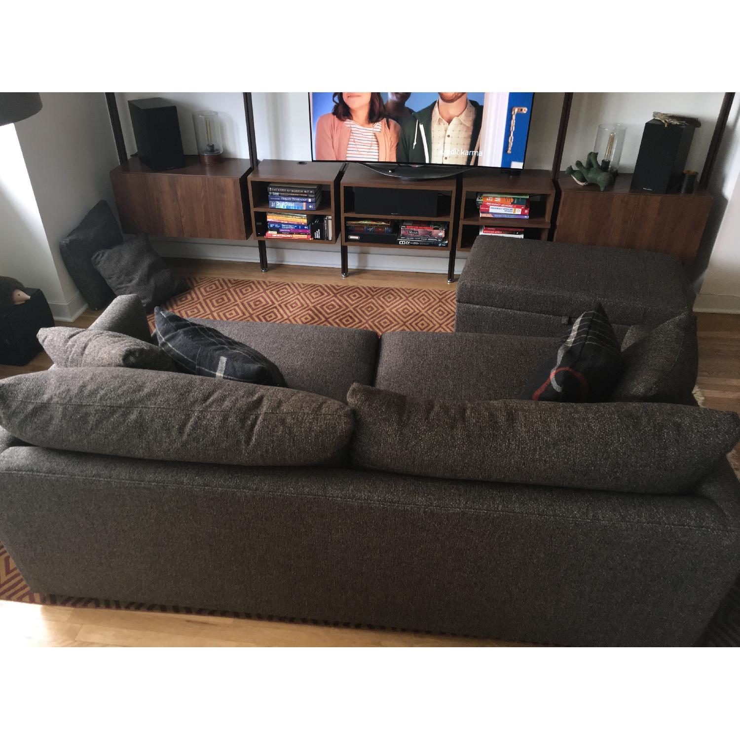 Crate & Barrel Lounge II Petite Sofa - image-3
