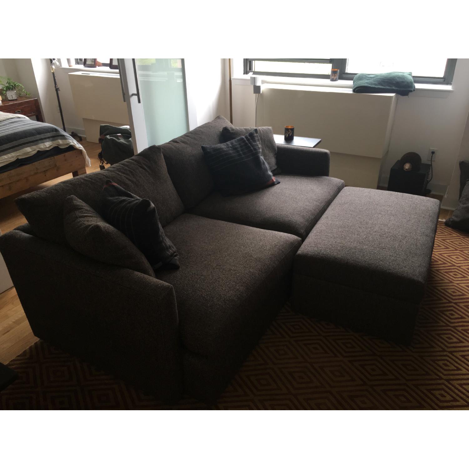 Crate & Barrel Lounge II Petite Sofa - image-4