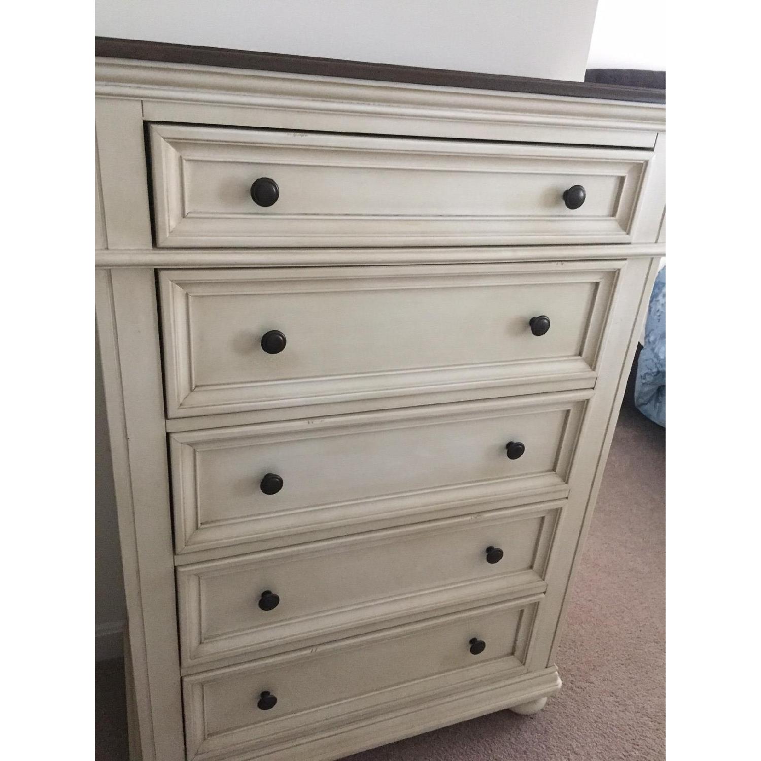 American Signature Furniture Five-Drawer Chest of Drawers - image-1