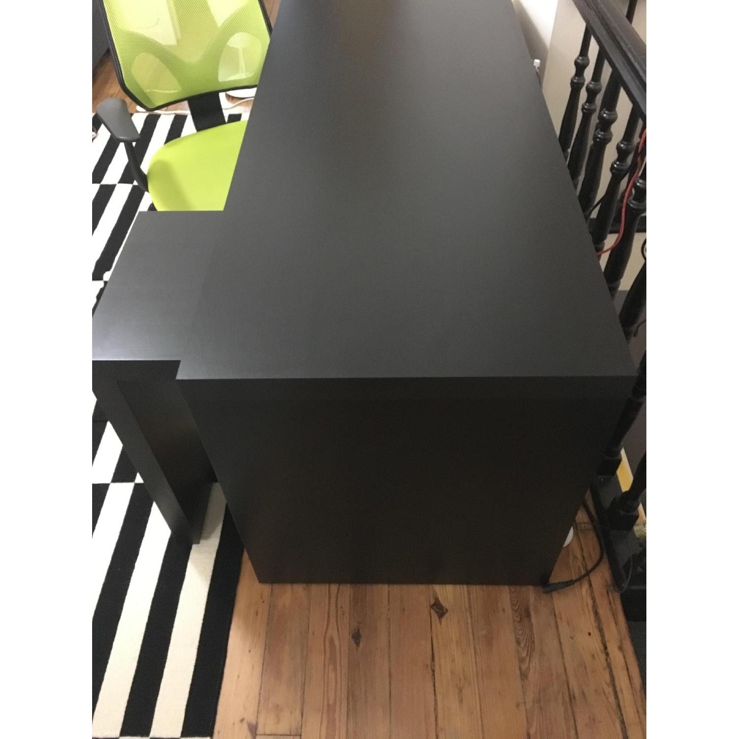 Ikea Malm Desk w/ Pull-Out/Removable Panel & Computer Chair - image-3