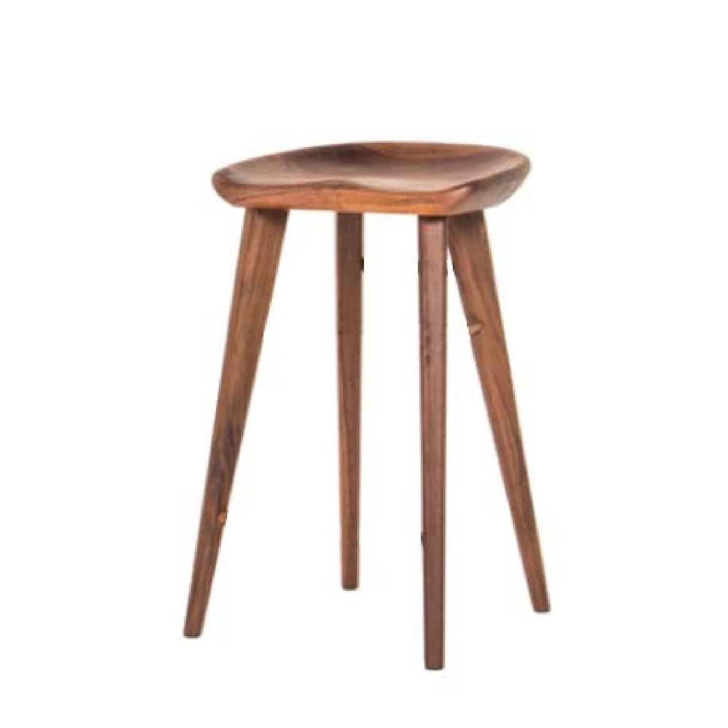 Organic Modernism Taburet Counter Stool in Walnut - image-5