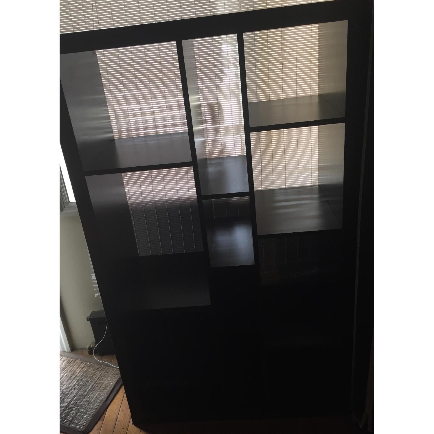 Espresso Solid Wood Cube Organizer - image-2