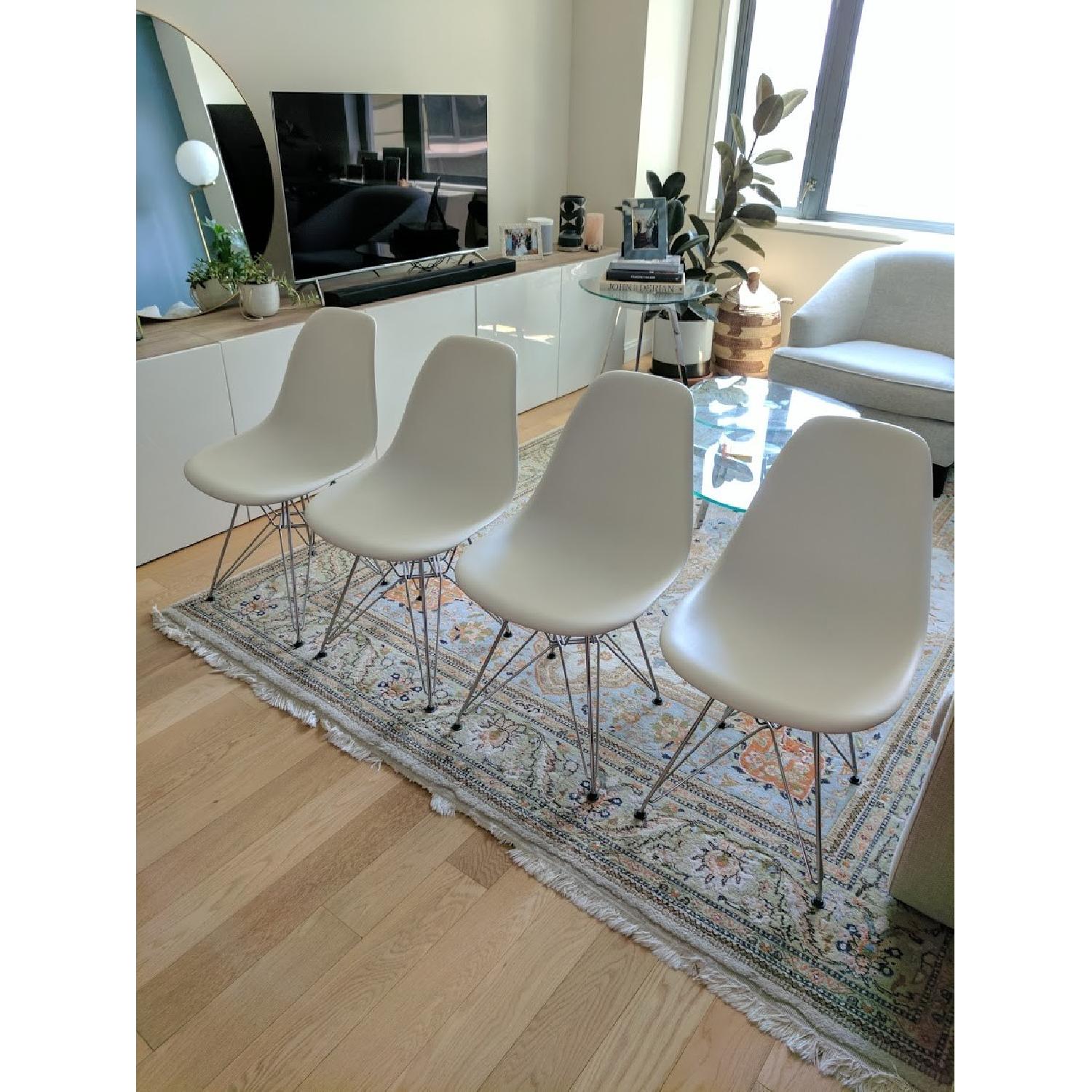 Eames Molded Plastic Dining Chairs - image-1