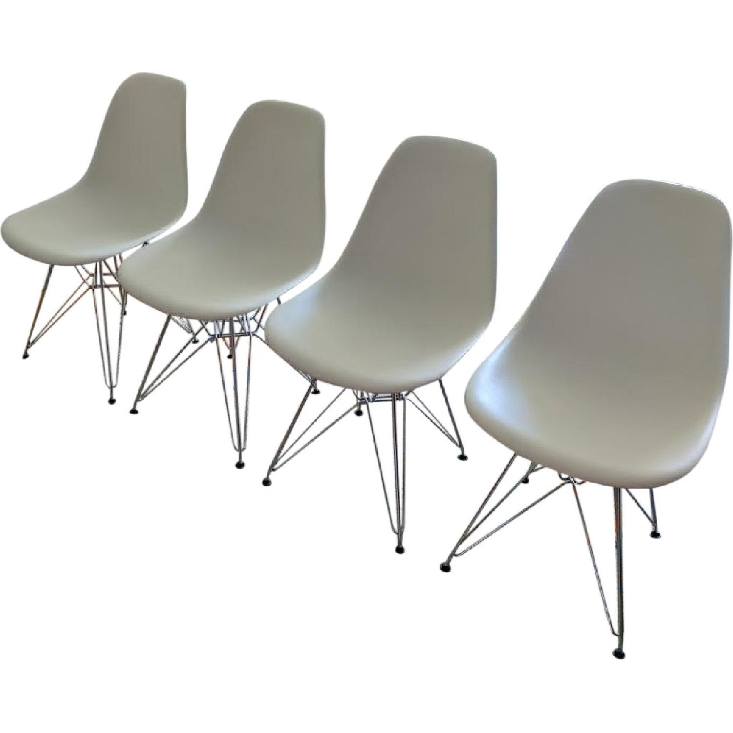 Eames Molded Plastic Dining Chairs - image-0