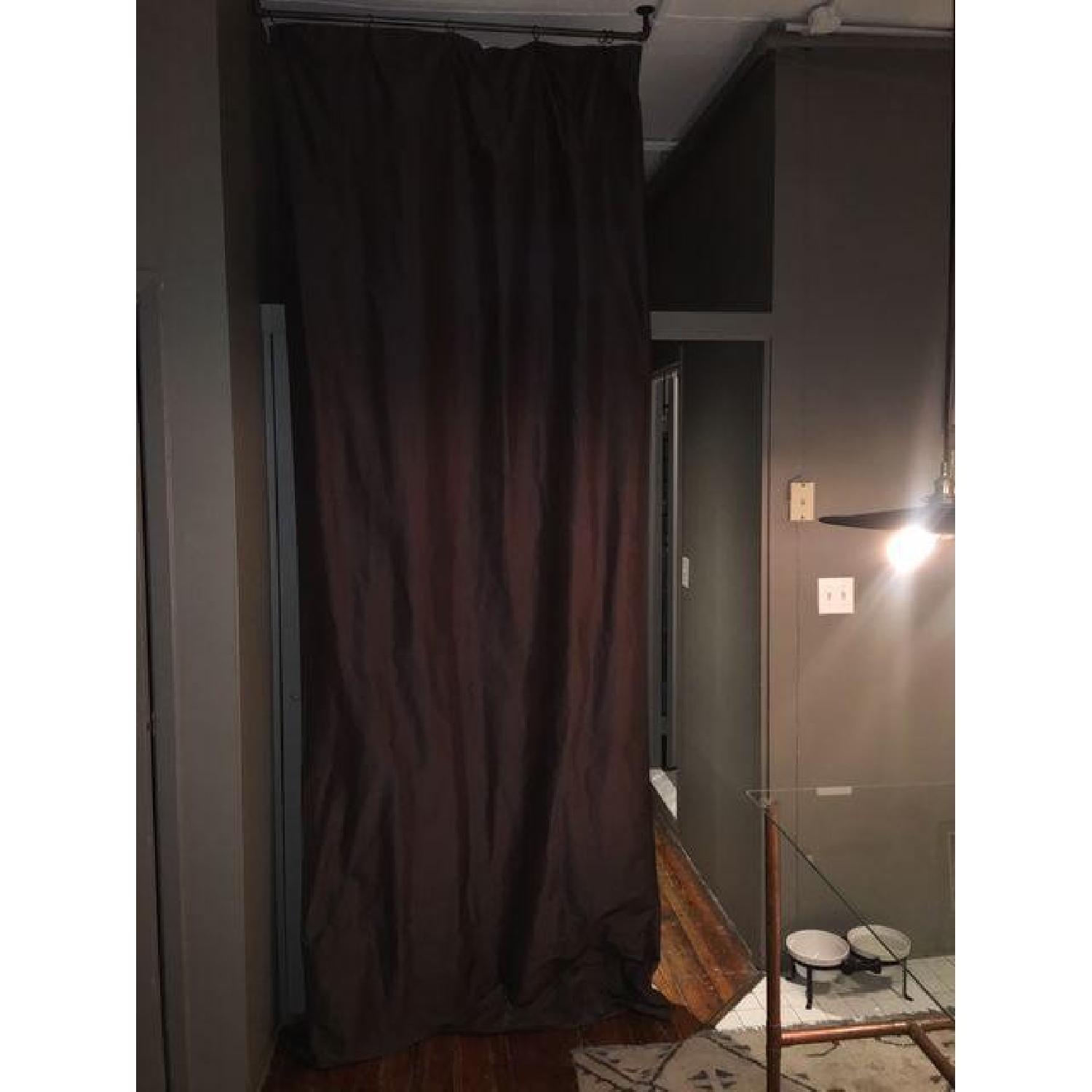 Restoration Hardware Thai Silk Drapery - image-1