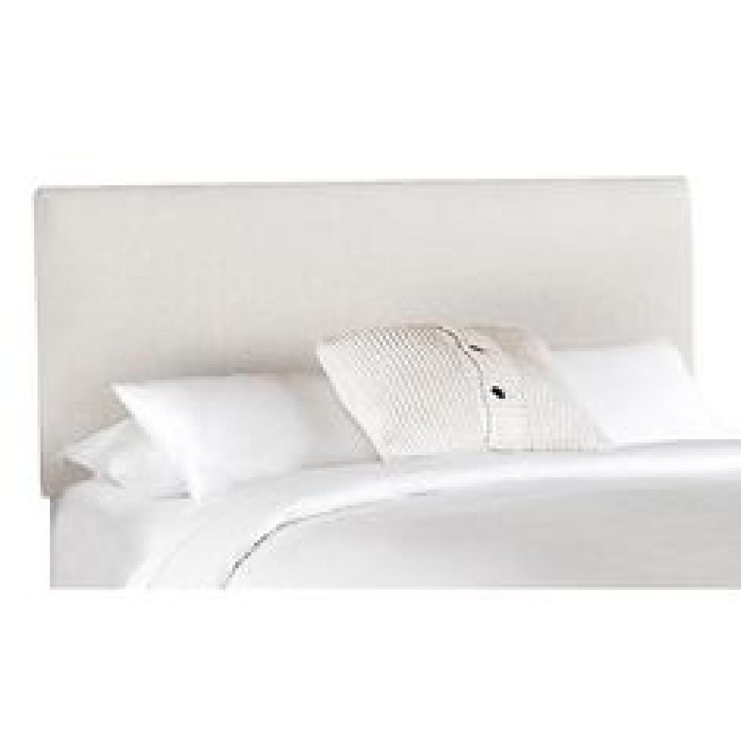 One Kings Lane Novak Queen Bed Frame in Talc Linen - image-2