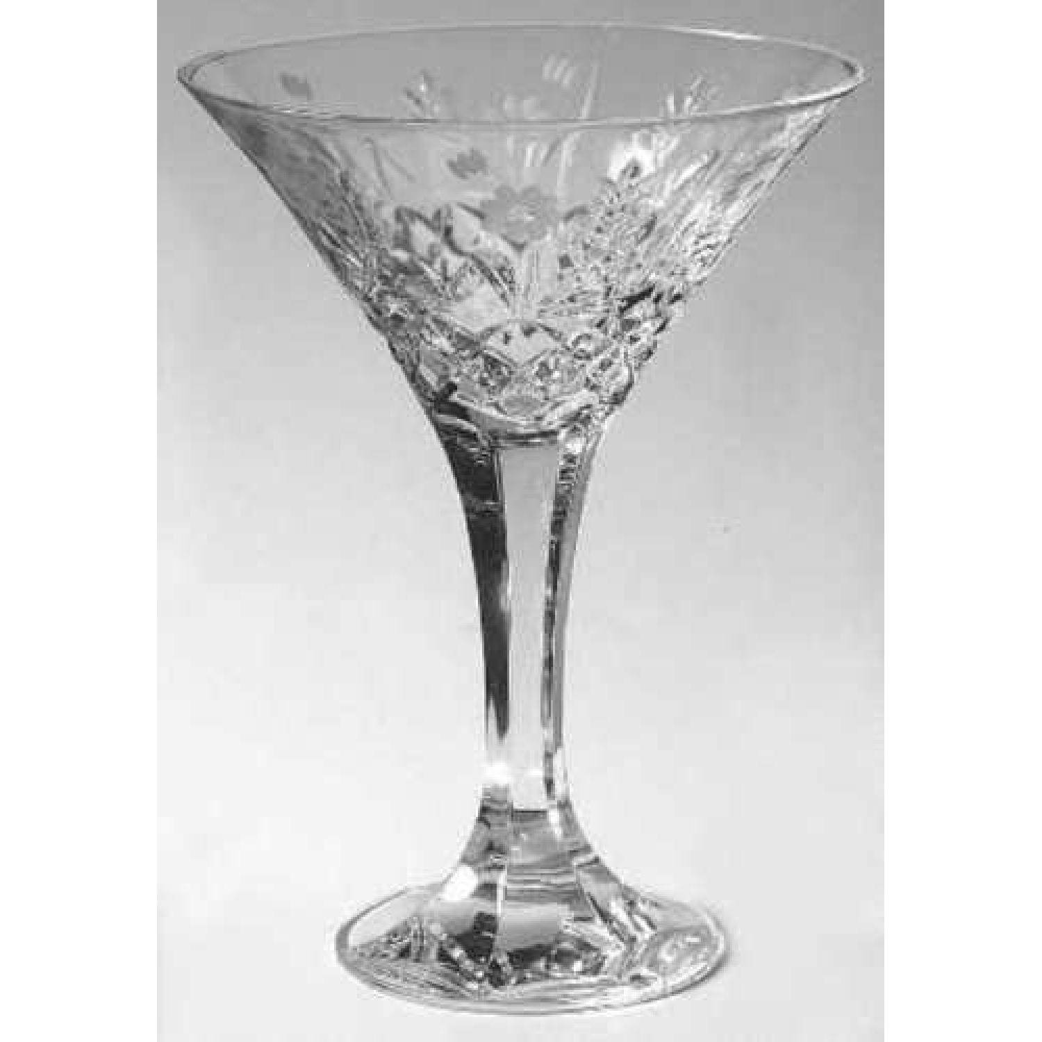 Godinger Stephanie Handcrafted Lead Crystal Glasses - image-7