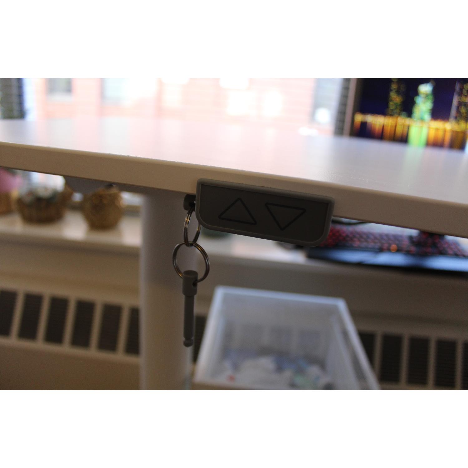 Ikea Bekant 5 Sided Stand/Sit Desk in White - image-3