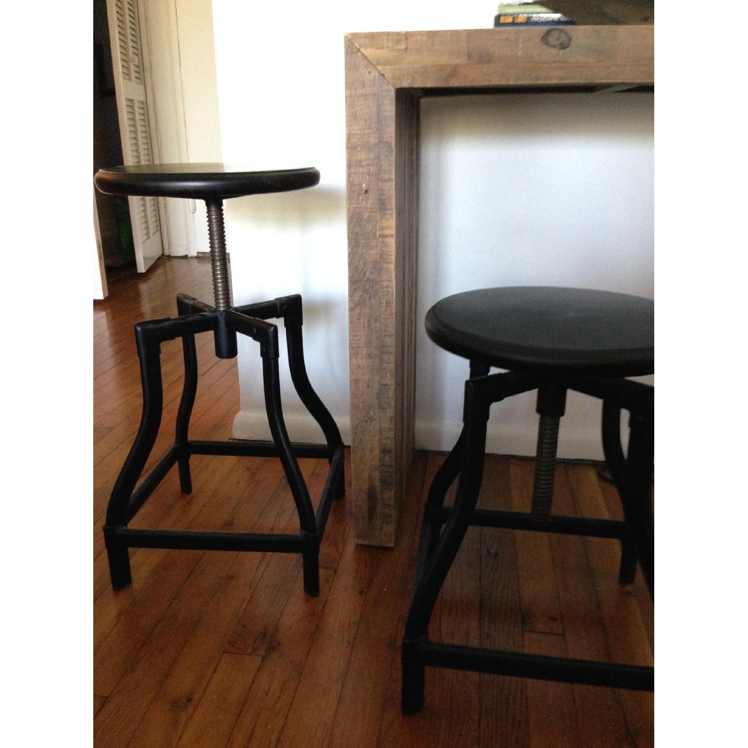 Crate & Barrel Turner Adjustable Counter Stool - image-1