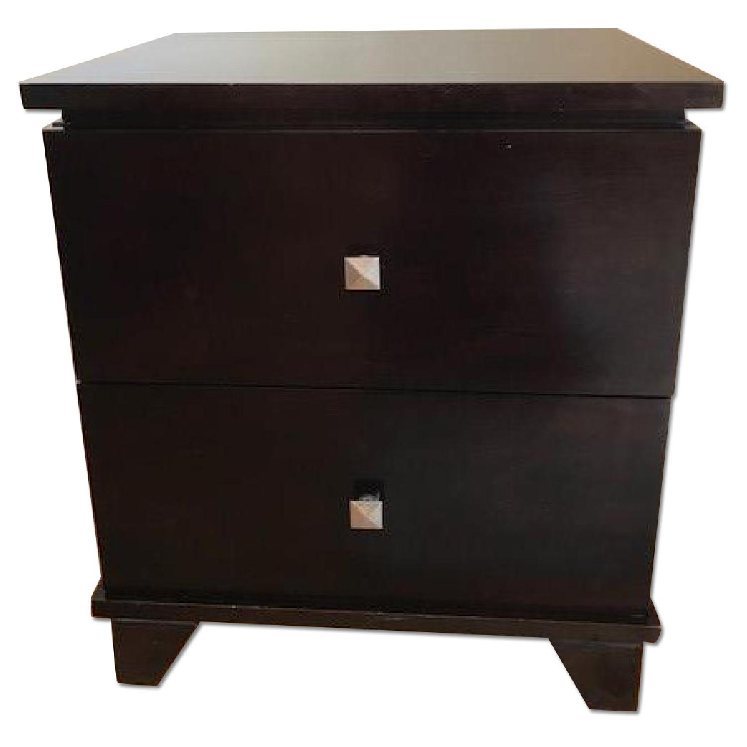 Ligna Furniture Two-Drawer Wooden Nightstands - image-0