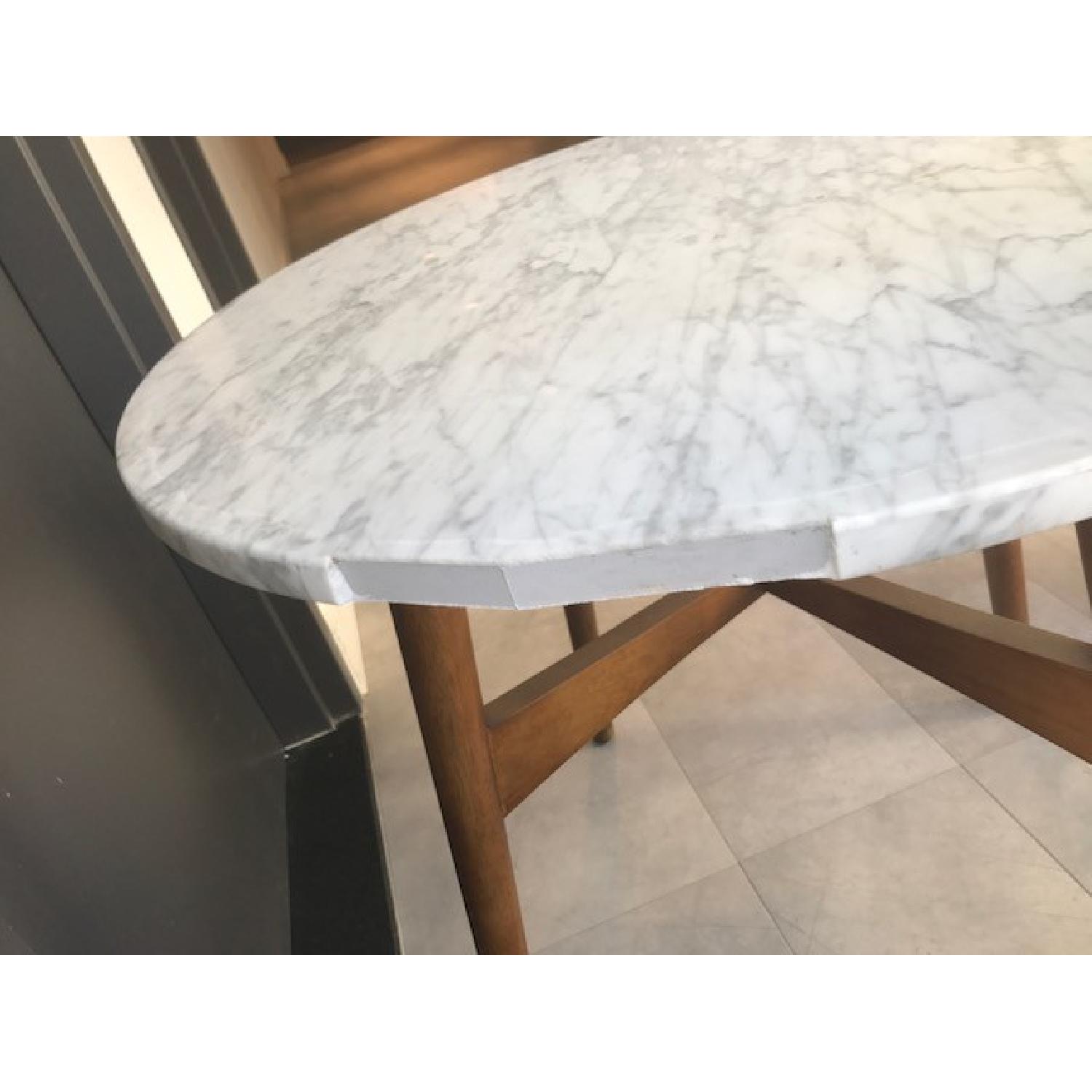 West Elm Reeve Marble Table - image-4
