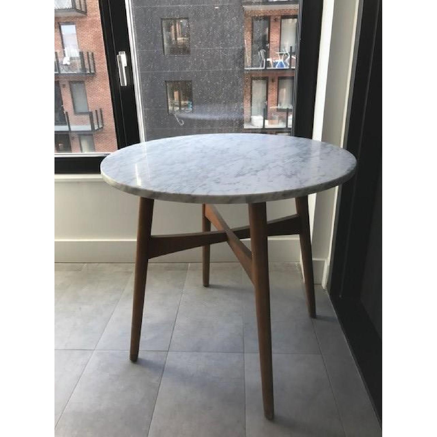 West Elm Reeve Marble Table - image-5