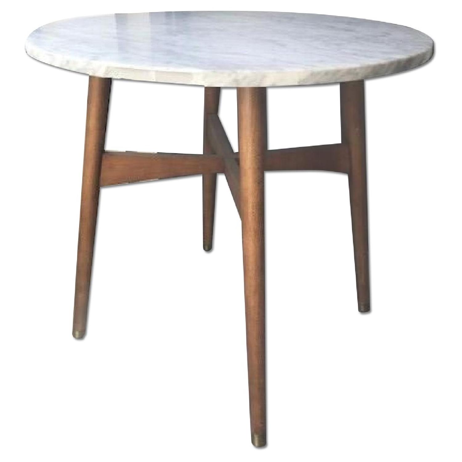 West Elm Reeve Marble Table - image-0