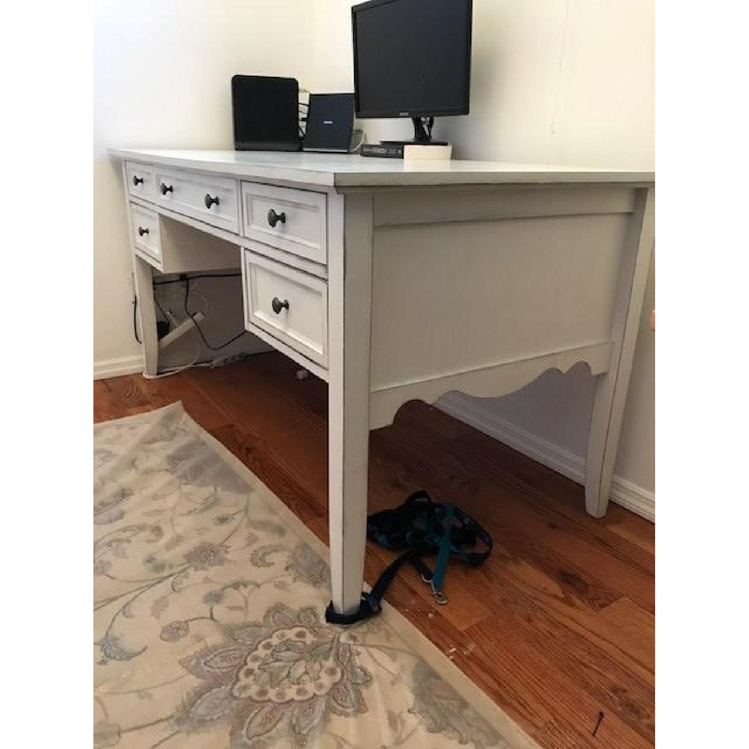 White Wood Desk - image-2